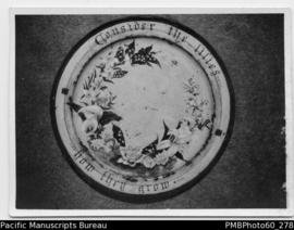 A plate with Floral Design