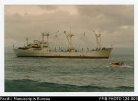 Ship off Cascade, Norfolk Island