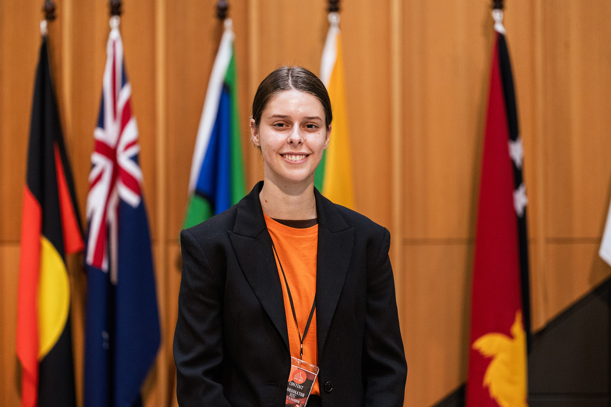 Freya.jpg Freya Sander, one of the committee’s content coordinators and a CAP student studying the Bachelor of International Security Studies.