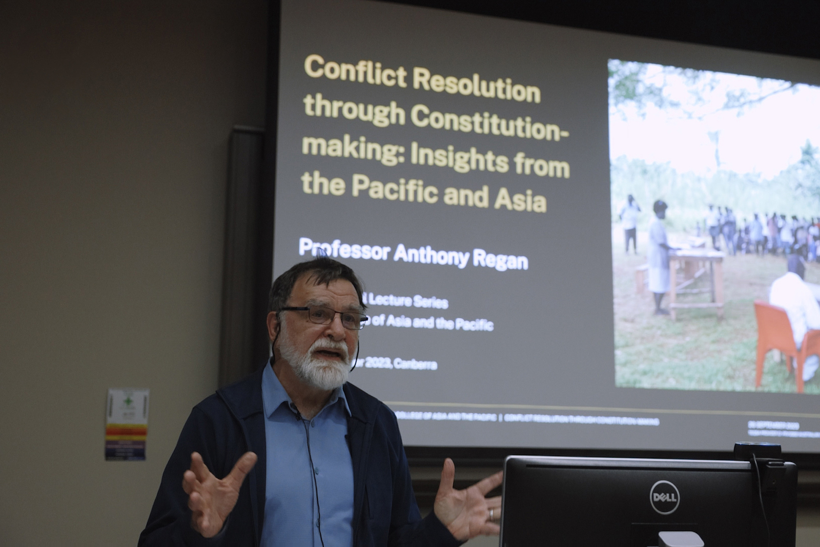 Anthony Regan Presenting Landscape.jpg CAP Professorial Lecture Series - Prof Anthony Regan 2
