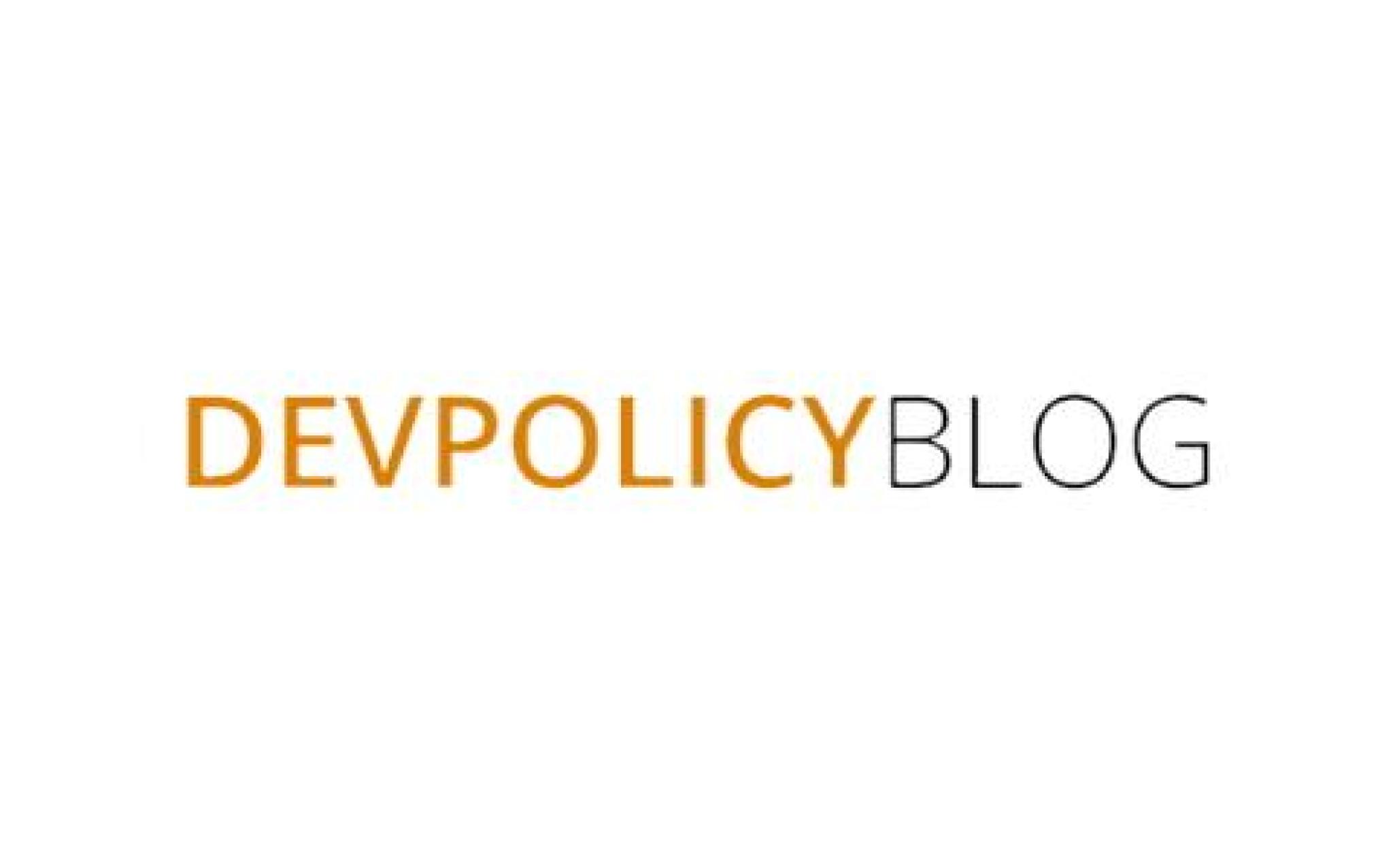 DevPolicy Blog Banner