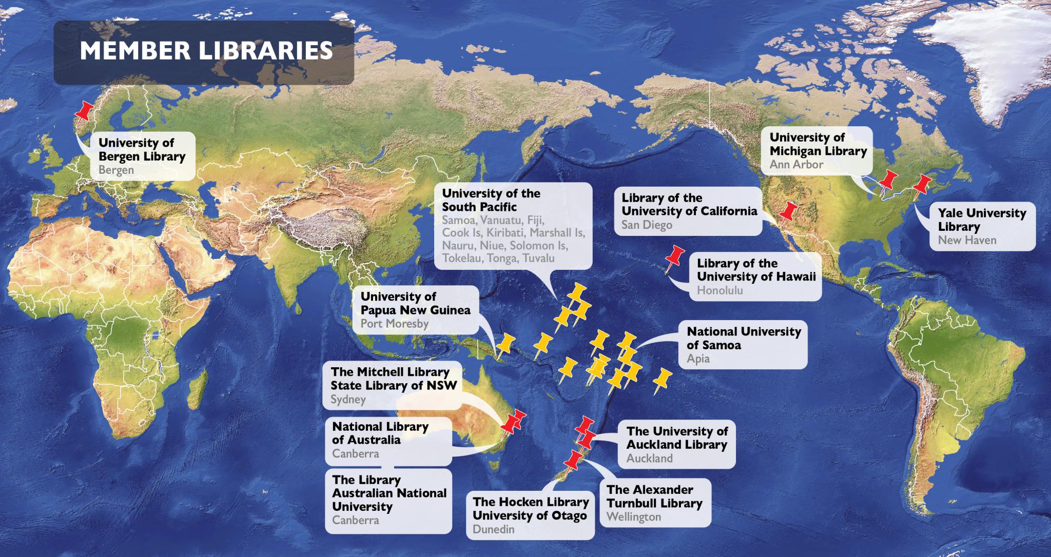 2018 PMB Member Library Map 2018 PMB Member Library Map