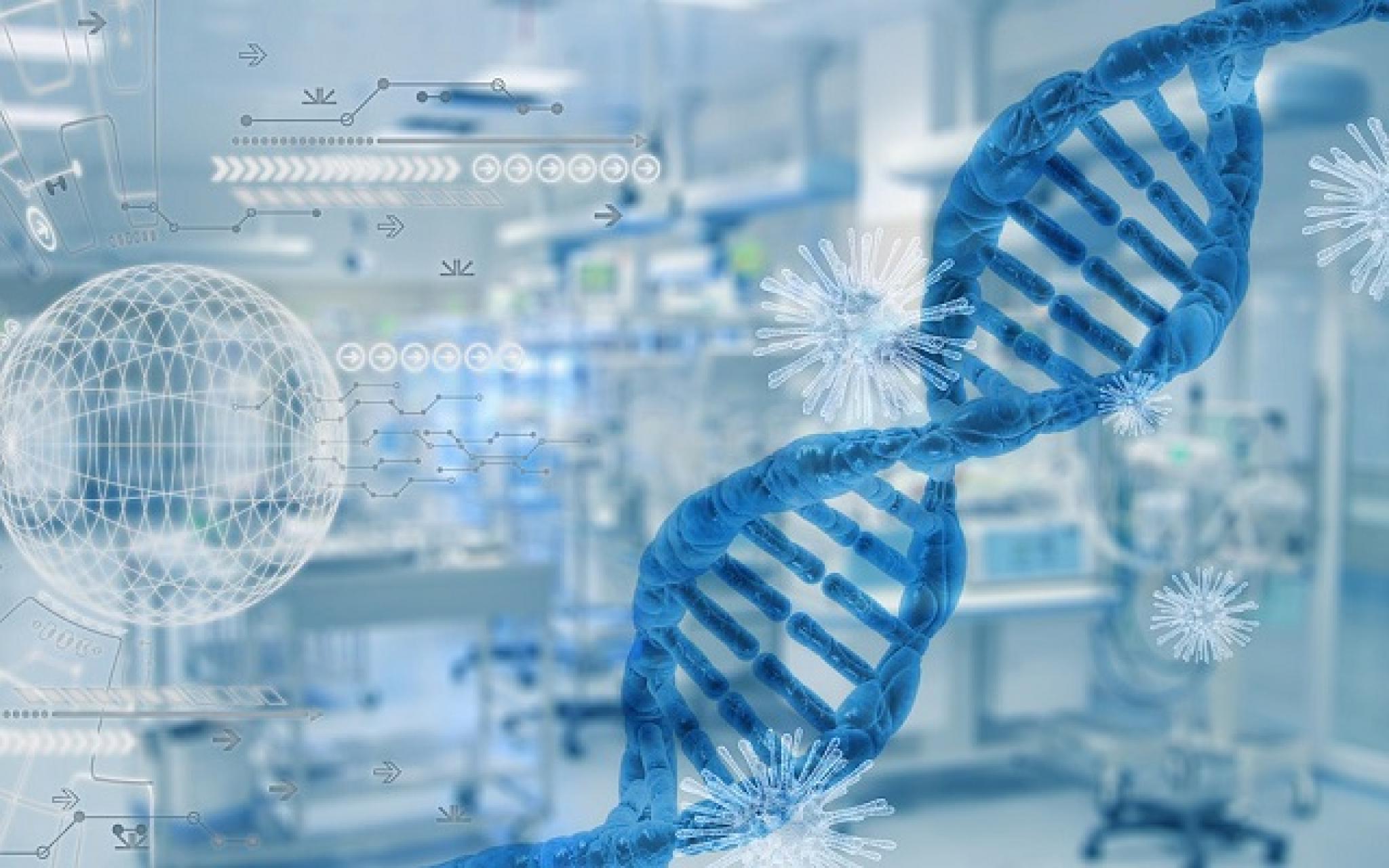 Abstract image representing biotech research from https://www.maxpixel.net/photo-5297028  (CC0 Public Domain)