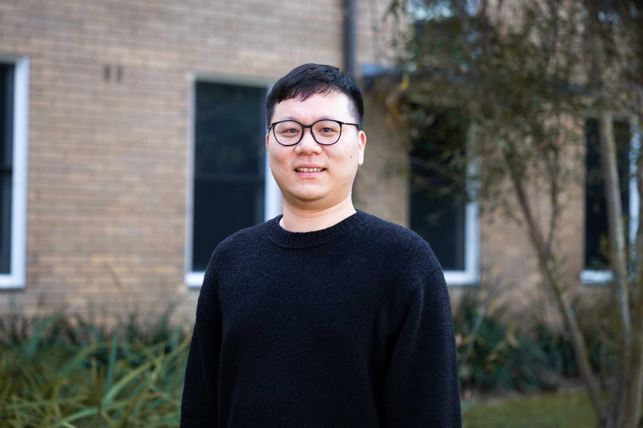 PhD candidate Huade Huang.