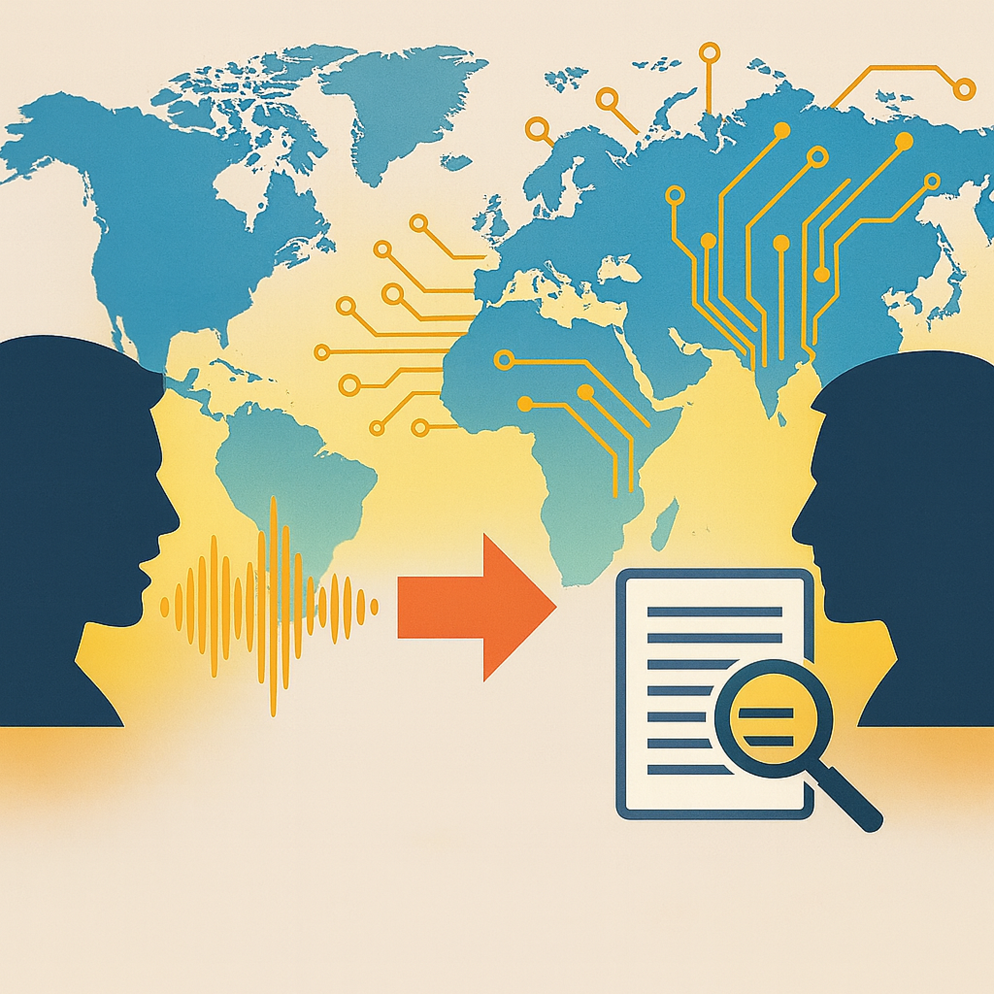 AI generated image on forensic analysis of linguistic evidence