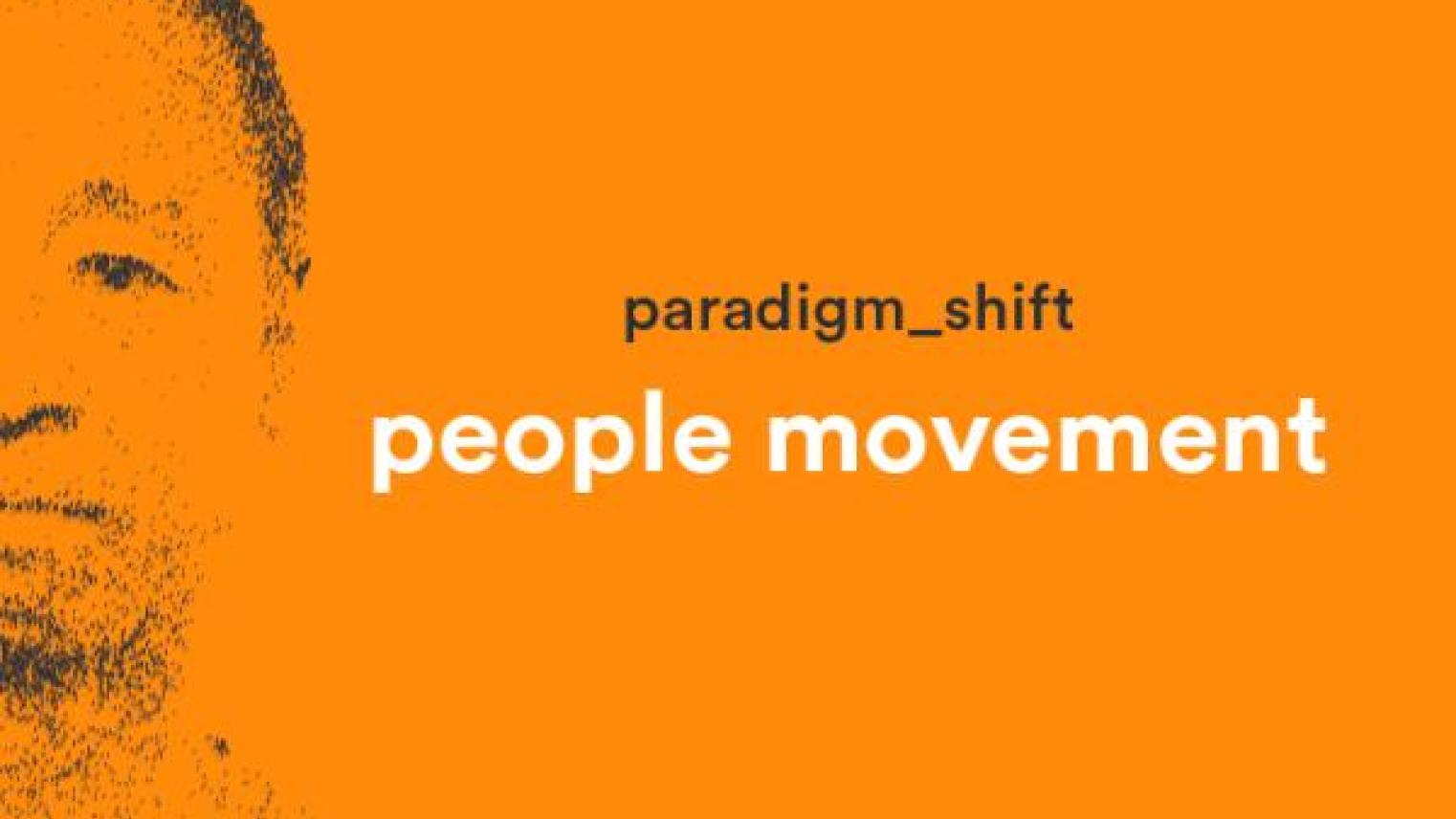 People movement banner