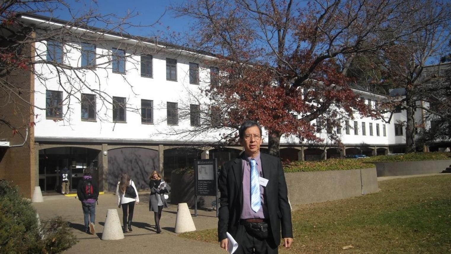 Myint Zan at ANU